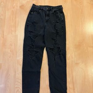 American Eagle Outfitters Black High Rise Jeans